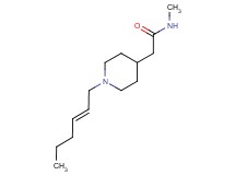 2-{1-[(2E)-hex-2-en-1-yl]piperidin-4-yl}-N-methylacetamide