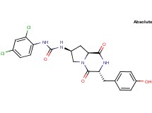 N-(2,4-dichlorophenyl)-N'-[(3R,7S,8aS)-3-(4-hydroxybenzyl)-1,4-dioxooctahydropyrrolo[1,2-a]pyrazin-7-yl]urea