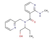 N-[1-(hydroxymethyl)propyl]-2-(methylamino)-N-(pyridin-2-ylmethyl)nicotinamide