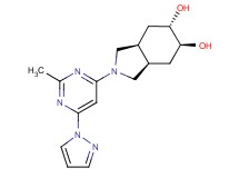 (3aR*,5S*,6S*,7aS*)-2-[2-methyl-6-(1H-pyrazol-1-yl)-4-pyrimidinyl]octahydro-1H-isoindole-5,6-diol