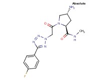 (2S,4R)-4-amino-1-{[5-(4-fluorophenyl)-2H-tetrazol-2-yl]acetyl}-N-methylpyrrolidine-2-carboxamide