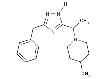 1-[1-(3-benzyl-1H-1,2,4-triazol-5-yl)ethyl]-4-methylpiperidine