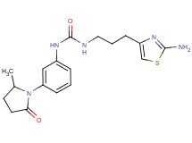 N-[3-(2-amino-1,3-thiazol-4-yl)propyl]-N'-[3-(2-methyl-5-oxopyrrolidin-1-yl)phenyl]urea
