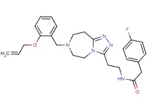 N-(2-{7-[2-(allyloxy)benzyl]-6,7,8,9-tetrahydro-5H-[1,2,4]triazolo[4,3-d][1,4]diazepin-3-yl}ethyl)-2-(4-fluorophenyl)acetamide