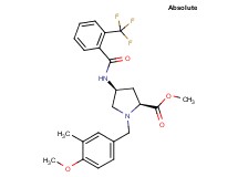 methyl (4S)-1-(4-methoxy-3-methylbenzyl)-4-{[2-(trifluoromethyl)benzoyl]amino}-L-prolinate