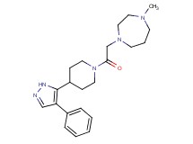 1-methyl-4-{2-oxo-2-[4-(4-phenyl-1H-pyrazol-5-yl)piperidin-1-yl]ethyl}-1,4-diazepane