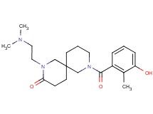 2-[2-(dimethylamino)ethyl]-8-(3-hydroxy-2-methylbenzoyl)-2,8-diazaspiro[5.5]undecan-3-one