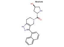 (3R,5S)-5-{[3-(1-naphthyl)-1,4,6,7-tetrahydro-5H-pyrazolo[4,3-c]pyridin-5-yl]carbonyl}-3-pyrrolidinol hydrochloride