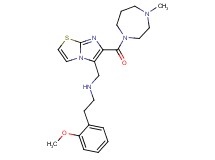 2-(2-methoxyphenyl)-N-({6-[(4-methyl-1,4-diazepan-1-yl)carbonyl]imidazo[2,1-b][1,3]thiazol-5-yl}methyl)ethanamine