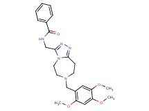N-{[7-(2,4,5-trimethoxybenzyl)-6,7,8,9-tetrahydro-5H-[1,2,4]triazolo[4,3-d][1,4]diazepin-3-yl]methyl}benzamide