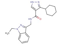 3-cyclohexyl-N-[(1-ethyl-1H-indazol-3-yl)methyl]-1H-pyrazole-4-carboxamide