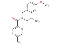 N-(4-methoxybenzyl)-5-methyl-N-propylpyrazine-2-carboxamide