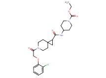 ethyl 4-[({6-[(2-chlorophenoxy)acetyl]-6-azaspiro[2.5]oct-1-yl}carbonyl)amino]-1-piperidinecarboxylate