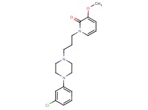 1-{3-[4-(3-chlorophenyl)piperazin-1-yl]propyl}-3-methoxypyridin-2(1H)-one