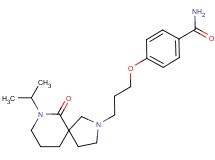 4-[3-(7-isopropyl-6-oxo-2,7-diazaspiro[4.5]dec-2-yl)propoxy]benzamide