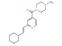 1-{2-[(E)-2-cyclohexylvinyl]isonicotinoyl}-4-methylpiperazine