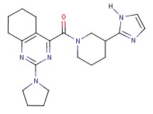 4-{[3-(1H-imidazol-2-yl)piperidin-1-yl]carbonyl}-2-pyrrolidin-1-yl-5,6,7,8-tetrahydroquinazoline