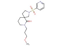 7-(3-methoxypropyl)-2-(pyridin-3-ylsulfonyl)-2,7-diazaspiro[4.5]decan-6-one