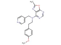 N-[2-(4-methoxyphenyl)ethyl]-2-methyl-N-(pyridin-4-ylmethyl)[1,3]oxazolo[5,4-d]pyrimidin-7-amine