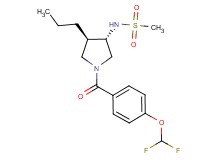 N-{(3S*,4R*)-1-[4-(difluoromethoxy)benzoyl]-4-propyl-3-pyrrolidinyl}methanesulfonamide