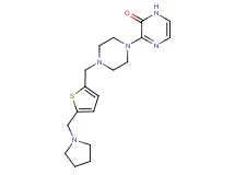 3-(4-{[5-(pyrrolidin-1-ylmethyl)-2-thienyl]methyl}piperazin-1-yl)pyrazin-2(1H)-one
