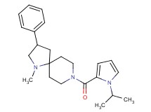 8-[(1-isopropyl-1H-pyrrol-2-yl)carbonyl]-1-methyl-3-phenyl-1,8-diazaspiro[4.5]decane