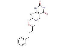 6-methyl-5-{[2-(3-phenylpropyl)-4-morpholinyl]methyl}-2,4(1H,3H)-pyrimidinedione
