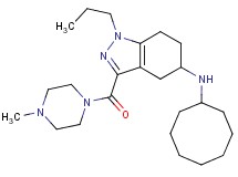 N-cyclooctyl-3-[(4-methyl-1-piperazinyl)carbonyl]-1-propyl-4,5,6,7-tetrahydro-1H-indazol-5-amine