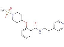 2-{[1-(methylsulfonyl)-4-piperidinyl]oxy}-N-[2-(4-pyridinyl)ethyl]benzamide