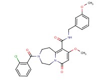 3-(2-chlorobenzoyl)-9-methoxy-N-(3-methoxybenzyl)-7-oxo-1,2,3,4,5,7-hexahydropyrido[1,2-d][1,4]diazepine-10-carboxamide