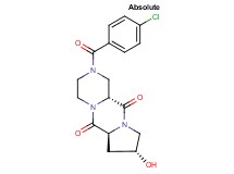 (6aS,8R,11aR)-2-(4-chlorobenzoyl)-8-hydroxyoctahydro-6H-pyrazino[1,2-a]pyrrolo[1,2-d]pyrazine-6,11(2H)-dione
