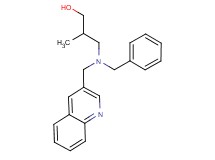 3-[benzyl(quinolin-3-ylmethyl)amino]-2-methylpropan-1-ol