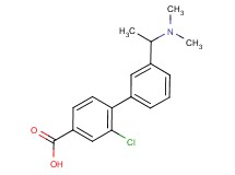 2-chloro-3'-[1-(dimethylamino)ethyl]biphenyl-4-carboxylic acid