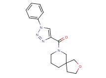 7-[(1-phenyl-1H-1,2,3-triazol-4-yl)carbonyl]-2-oxa-7-azaspiro[4.5]decane