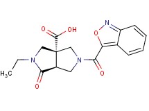 (3aR*,6aS*)-5-(2,1-benzisoxazol-3-ylcarbonyl)-2-ethyl-1-oxohexahydropyrrolo[3,4-c]pyrrole-3a(1H)-carboxylic acid