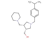 [(3R*,4R*)-1-(4-isopropylbenzyl)-4-(piperidin-1-ylmethyl)pyrrolidin-3-yl]methanol