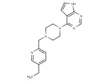 4-{4-[(5-ethylpyridin-2-yl)methyl]piperazin-1-yl}-7H-pyrrolo[2,3-d]pyrimidine