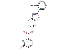N-[2-(2-methylphenyl)-1,3-benzoxazol-6-yl]-6-oxo-1,6-dihydropyridine-2-carboxamide