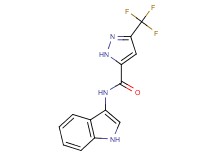 N-1H-indol-3-yl-3-(trifluoromethyl)-1H-pyrazole-5-carboxamide