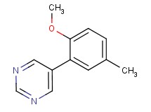 5-(2-methoxy-5-methylphenyl)pyrimidine