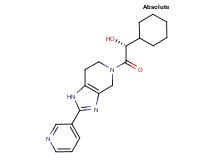 (1R)-1-cyclohexyl-2-oxo-2-(2-pyridin-3-yl-1,4,6,7-tetrahydro-5H-imidazo[4,5-c]pyridin-5-yl)ethanol