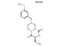 (3S,9aR)-3-ethyl-8-[3-(methylthio)benzyl]tetrahydro-2H-pyrazino[1,2-a]pyrazine-1,4(3H,6H)-dione