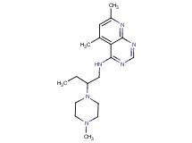 5,7-dimethyl-N-[2-(4-methylpiperazin-1-yl)butyl]pyrido[2,3-d]pyrimidin-4-amine