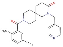 9-(2,5-dimethylbenzoyl)-2-(pyridin-4-ylmethyl)-2,9-diazaspiro[5.5]undecan-3-one