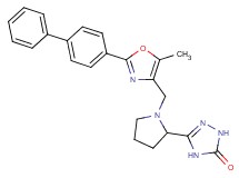 5-(1-{[2-(4-biphenylyl)-5-methyl-1,3-oxazol-4-yl]methyl}-2-pyrrolidinyl)-2,4-dihydro-3H-1,2,4-triazol-3-one
