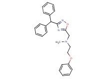 N-{[3-(diphenylmethyl)-1,2,4-oxadiazol-5-yl]methyl}-N-methyl-2-phenoxyethanamine