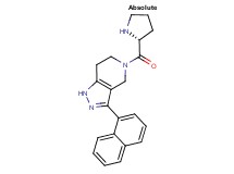 3-(1-naphthyl)-5-[(2R)-pyrrolidin-2-ylcarbonyl]-4,5,6,7-tetrahydro-1H-pyrazolo[4,3-c]pyridine