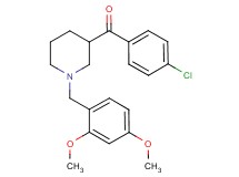 (4-chlorophenyl)[1-(2,4-dimethoxybenzyl)-3-piperidinyl]methanone