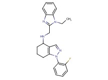 N-[(1-ethyl-1H-benzimidazol-2-yl)methyl]-1-(2-fluorophenyl)-4,5,6,7-tetrahydro-1H-indazol-4-amine