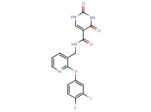 N-{[2-(3,4-difluorophenoxy)pyridin-3-yl]methyl}-2,4-dioxo-1,2,3,4-tetrahydropyrimidine-5-carboxamide